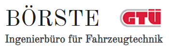 Logo BÖRSTE Ingenieurbüro für Fahrzeugtechnik - GTÜ